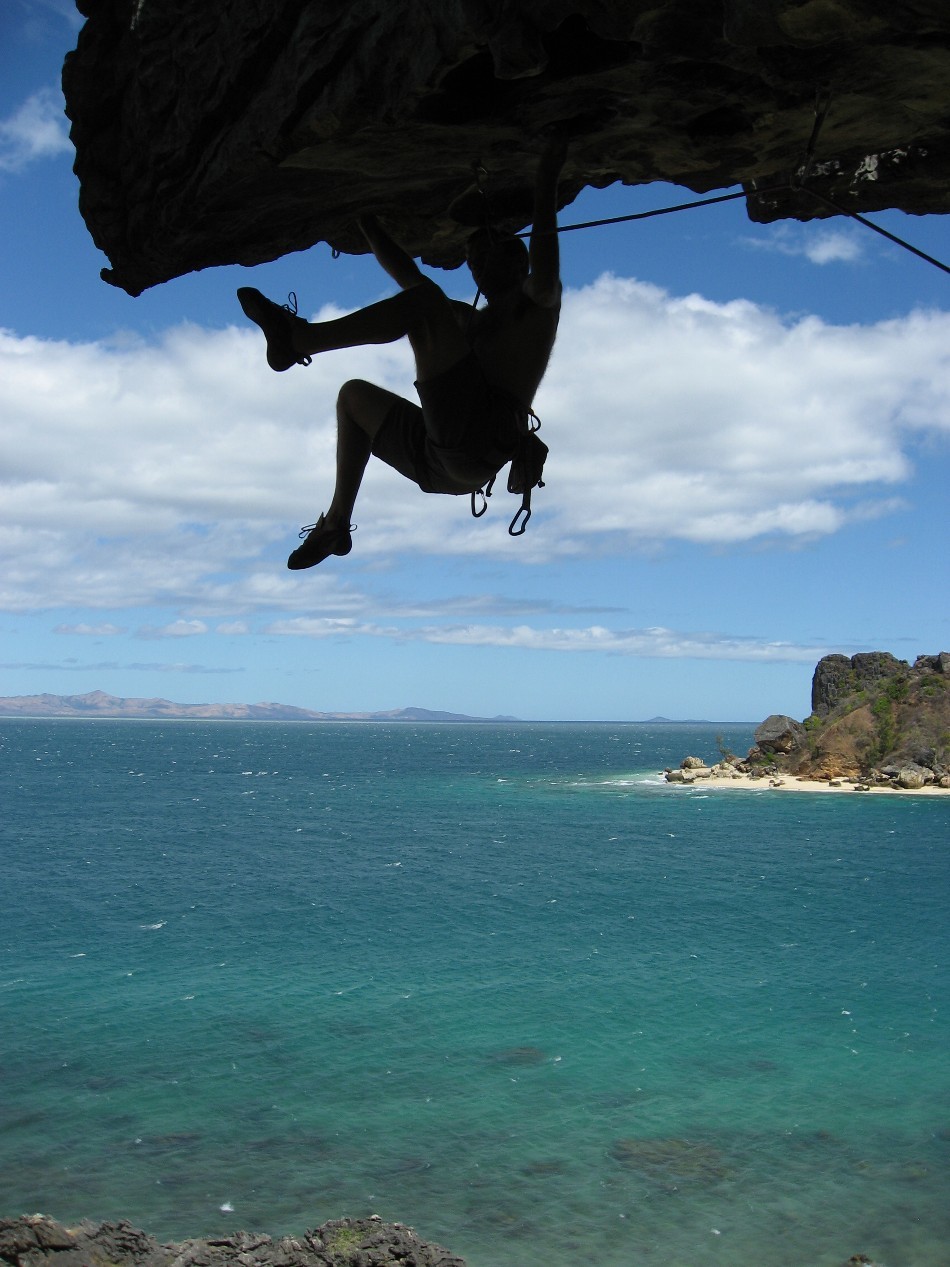 François dans le 8a de l'île Mozambique