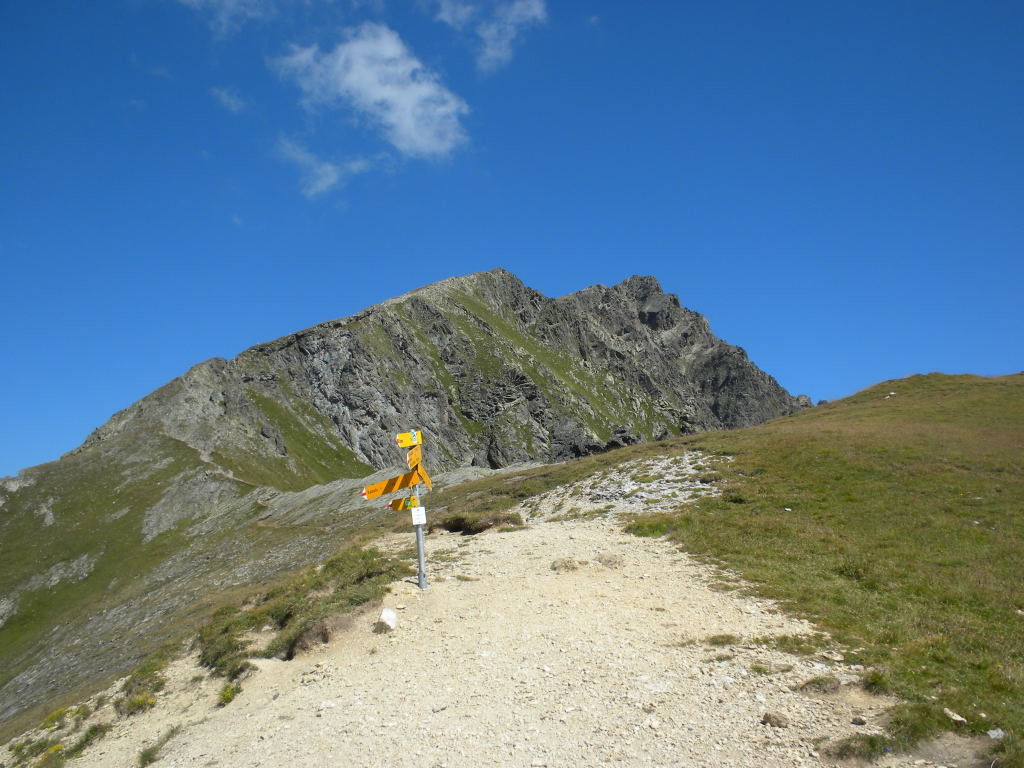 Le Col d'Emaney et l'arête W du Luisin