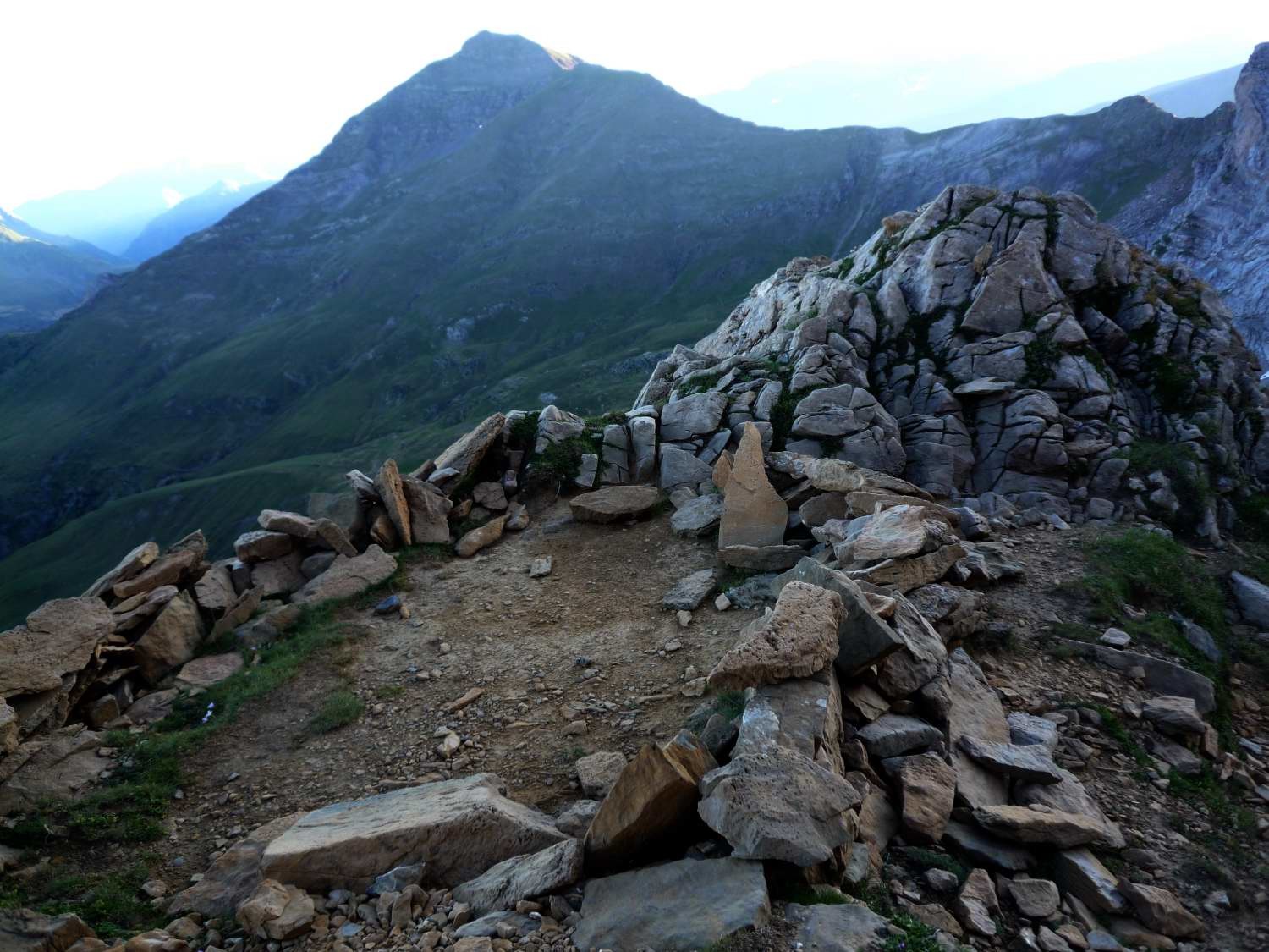 Bivouac au pied de l'arête