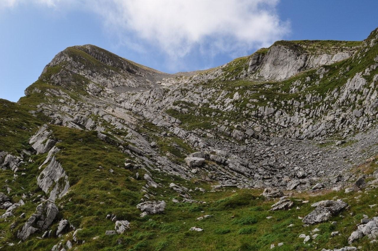 P5 La combe N après les deux couloirs