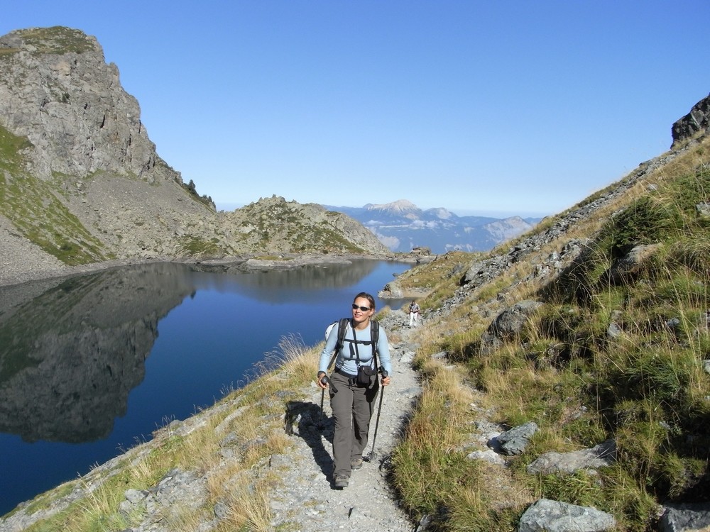 Approche par le lac du Crozet