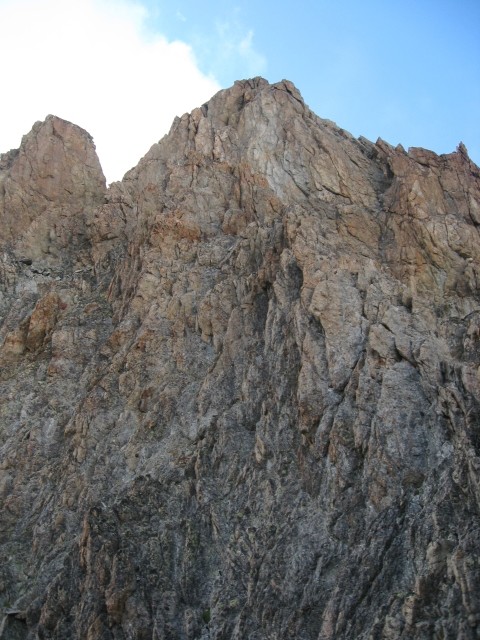 Le sommet de la voie