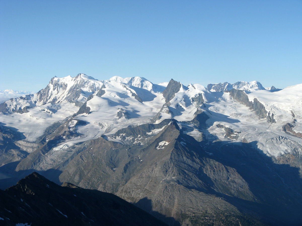 Panorama dalla vetta.