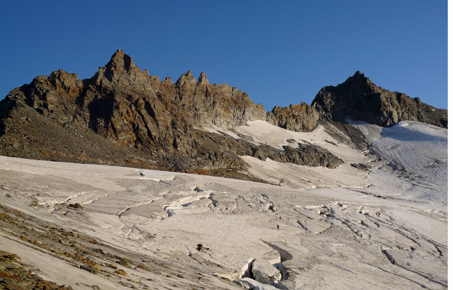 Glacier de la Mahure et pointe de Labby.