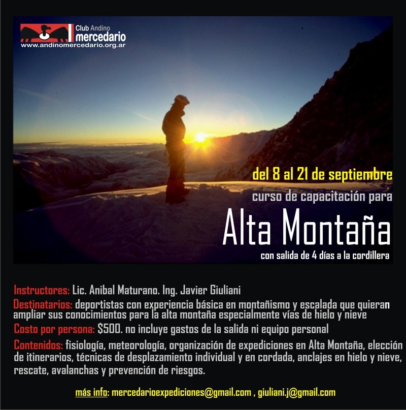 Curso Alta Montaña
