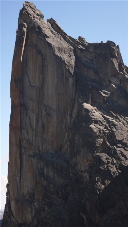 La face N du Petit Clocher du Portalet
