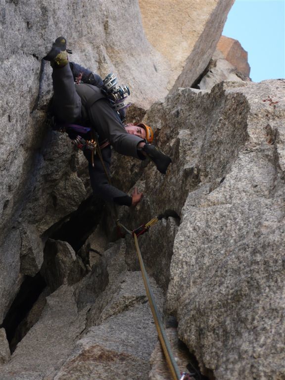 Peu avant la section en 7a