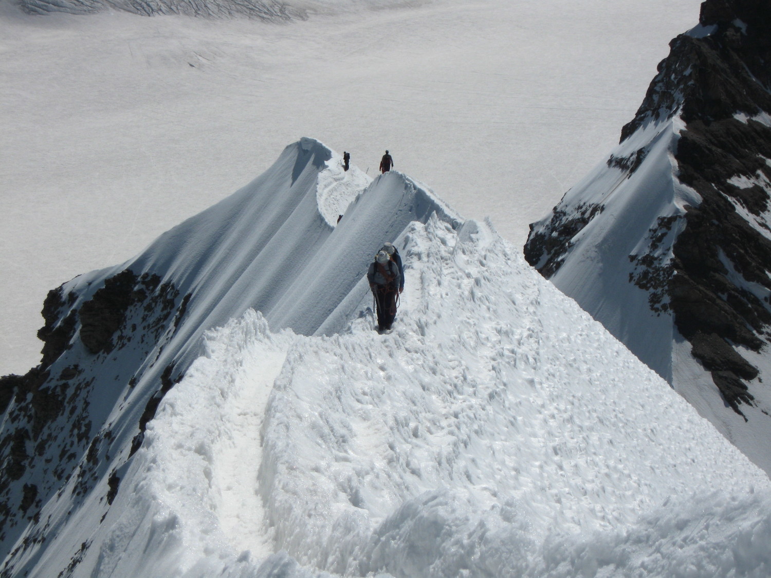 Arête finale du Monch