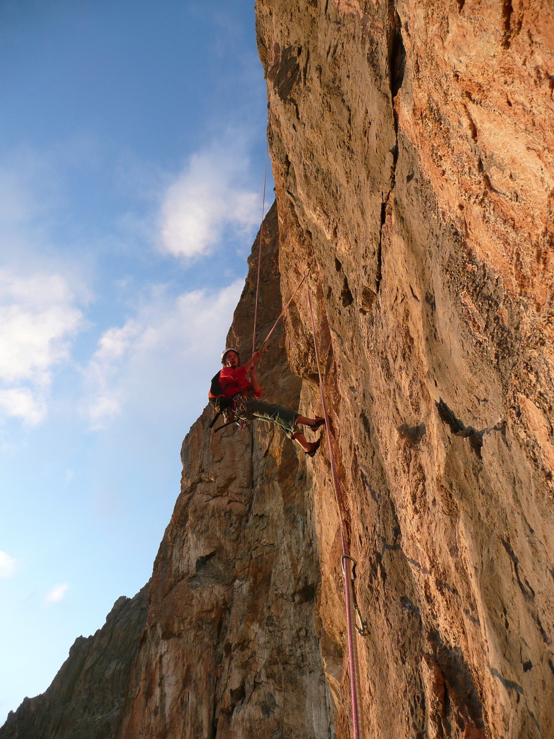 Dans les rappels pendulaire (L5)... que d'émotion !