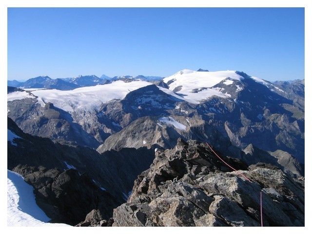 Glaciers de la Vanoise vus du Grand Bec