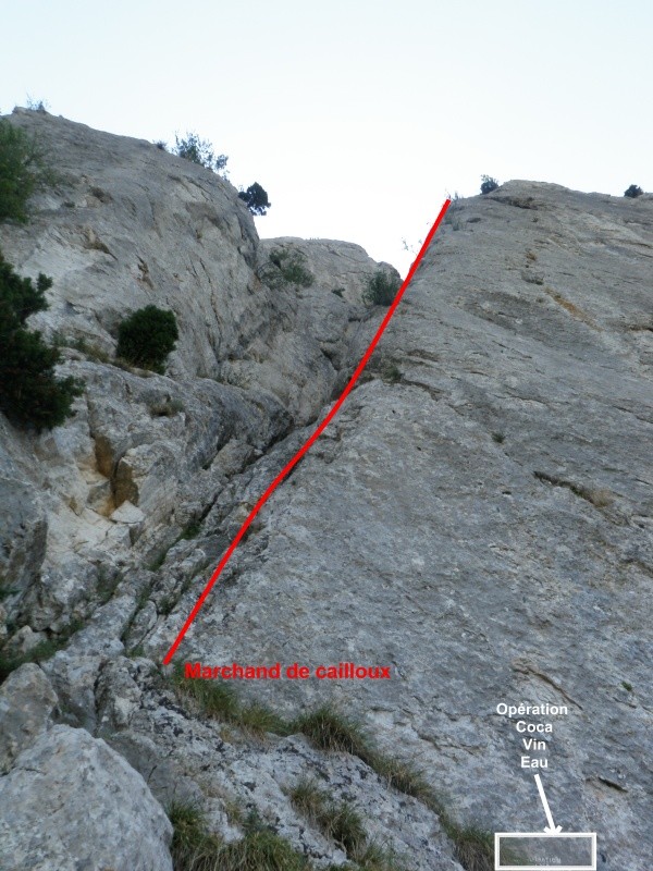 Départ de la voie