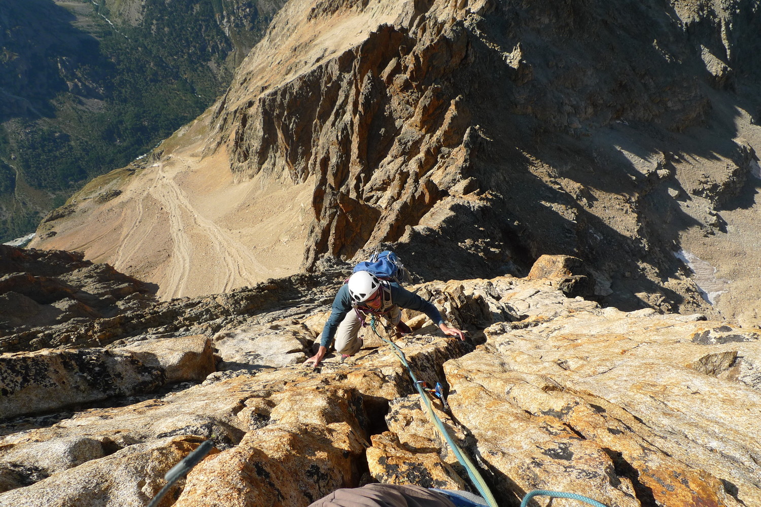 Sur l'arête