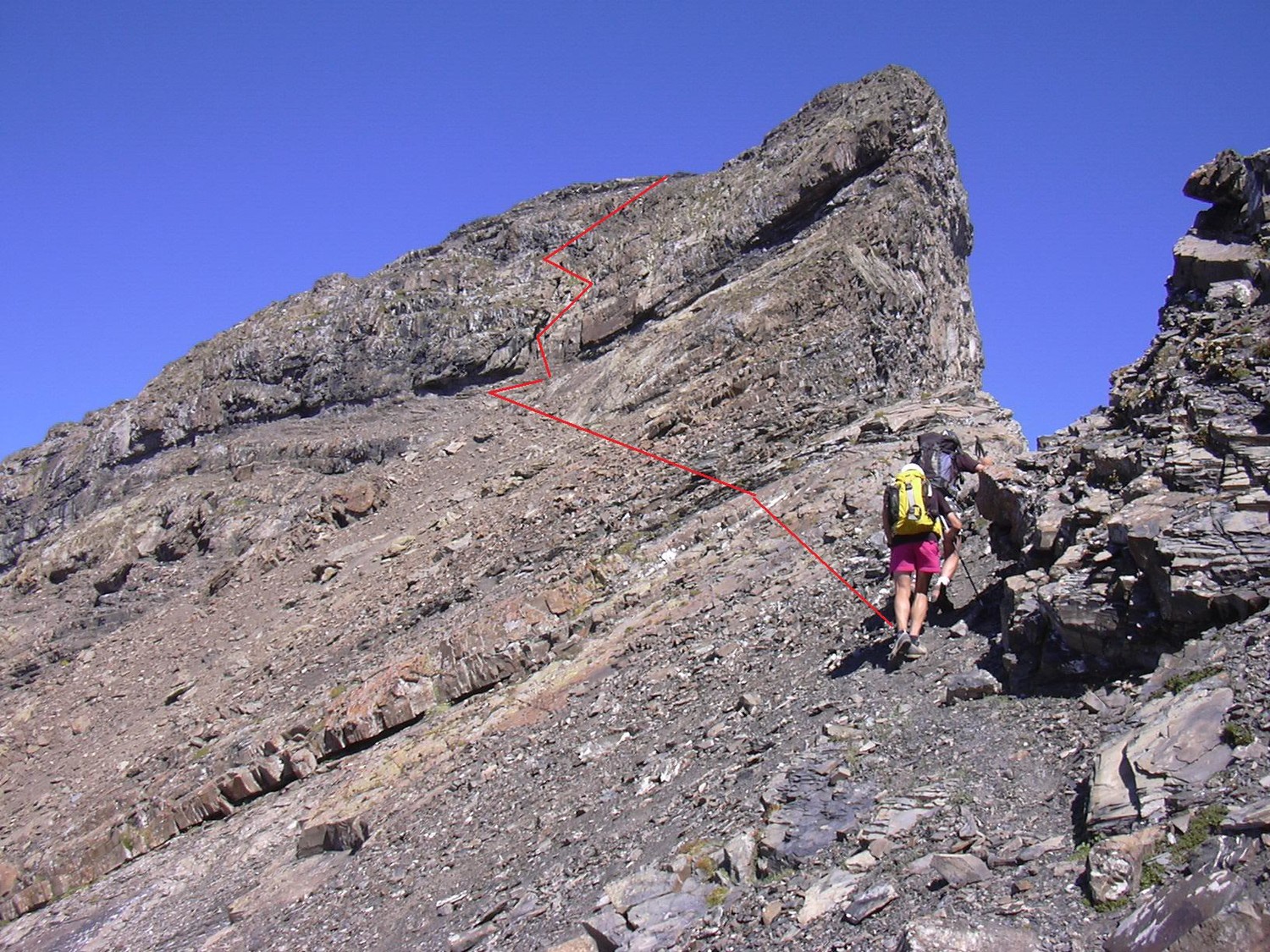 tracé pour le passage cheminée