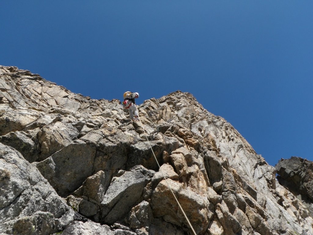 Descente en rappel