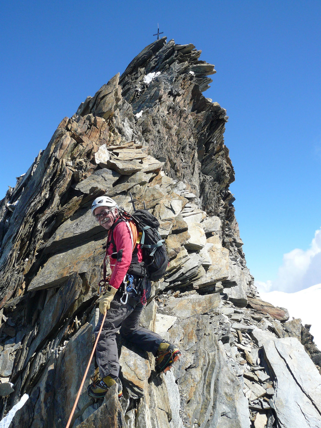 Stecknadelhorn...ne pas se fier aux apparences...excellent rocher !