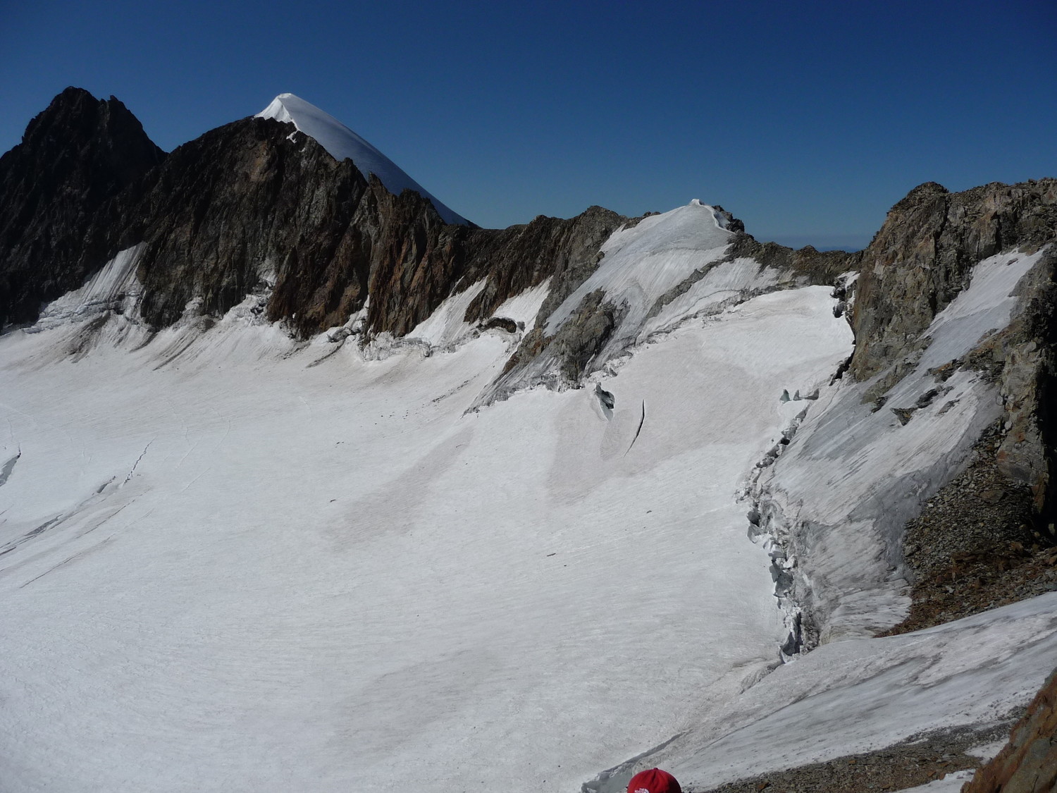 Aiguille de la Lée Blanche depuis le sommet