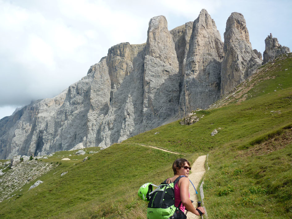 Approche sous les Torre Sella