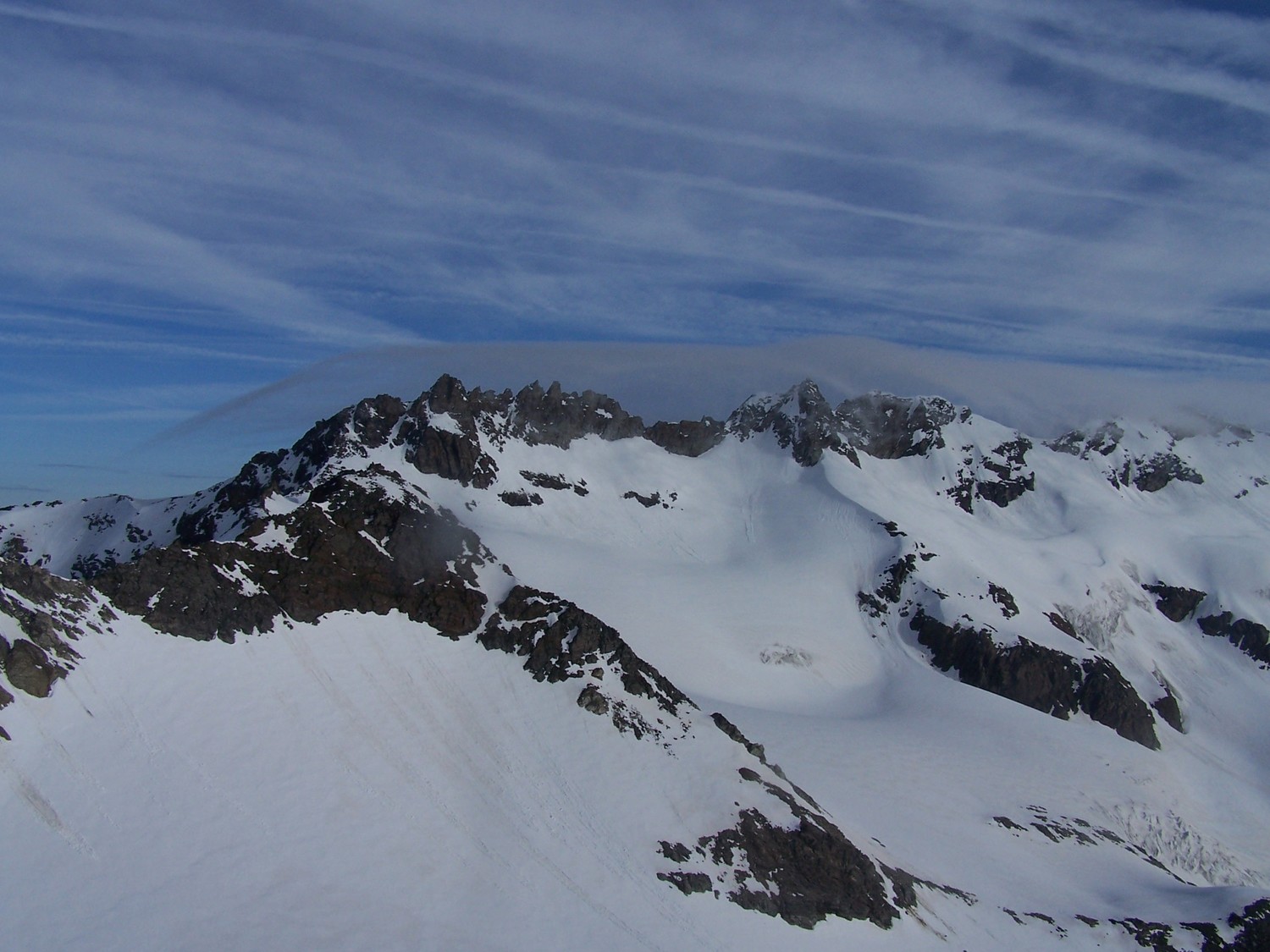 Pte de Labby et du Génépy vues du col de la Dent Parachée