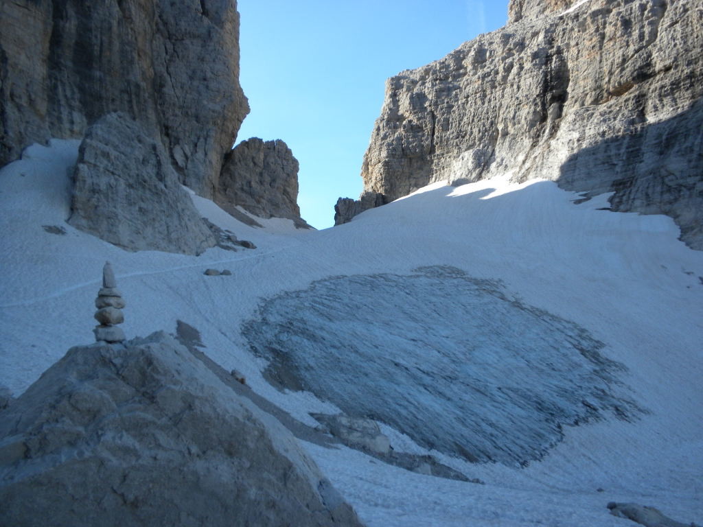 En remontant le glacier Sfulmini