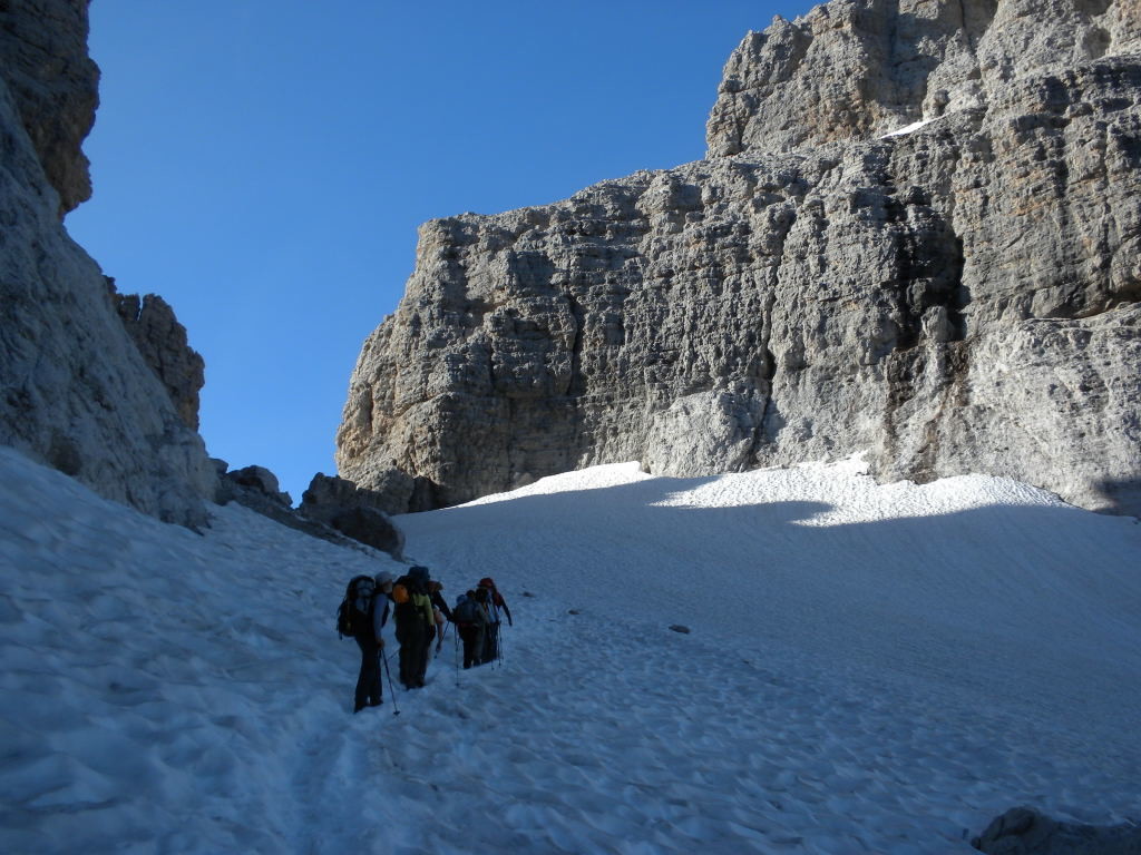 En remontant le glacier Sfulmini