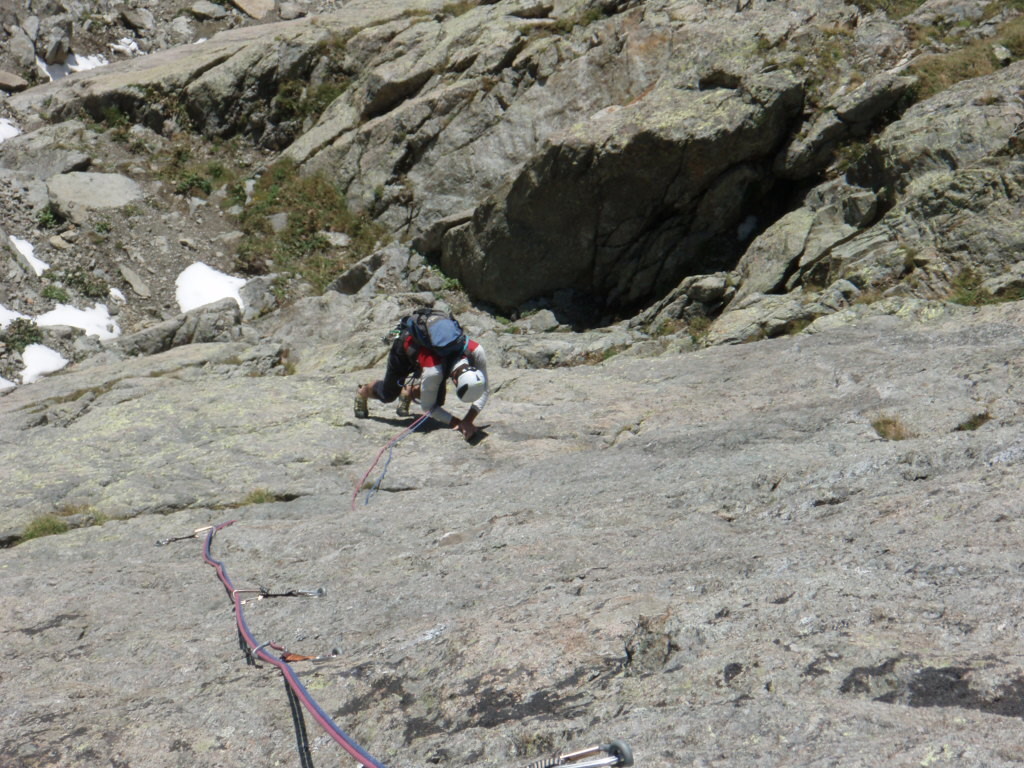 Aig des Crochues, Lux, L2, Serge