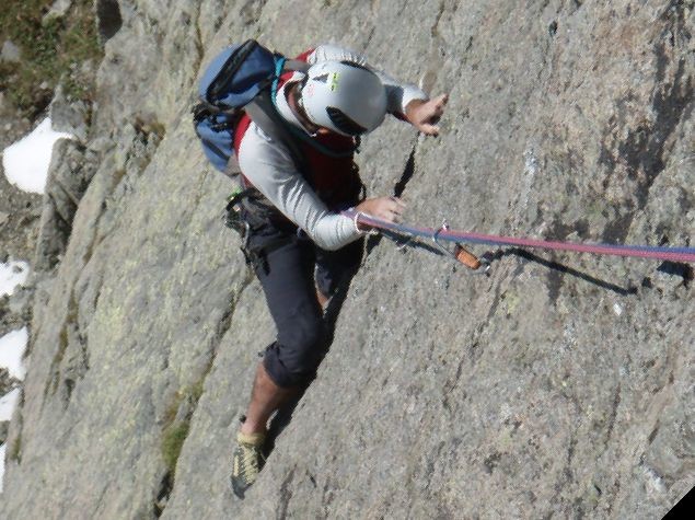 Aig des Crochues, Lux, L2, Serge
