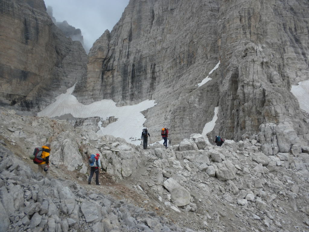 Arrivée à la Bocca di Camosci