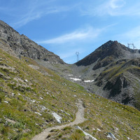 La fenêtre de Champorcher versant vallon d'Urtier