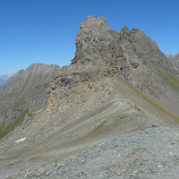 Le col Fenis depuis le col Pontonnet
