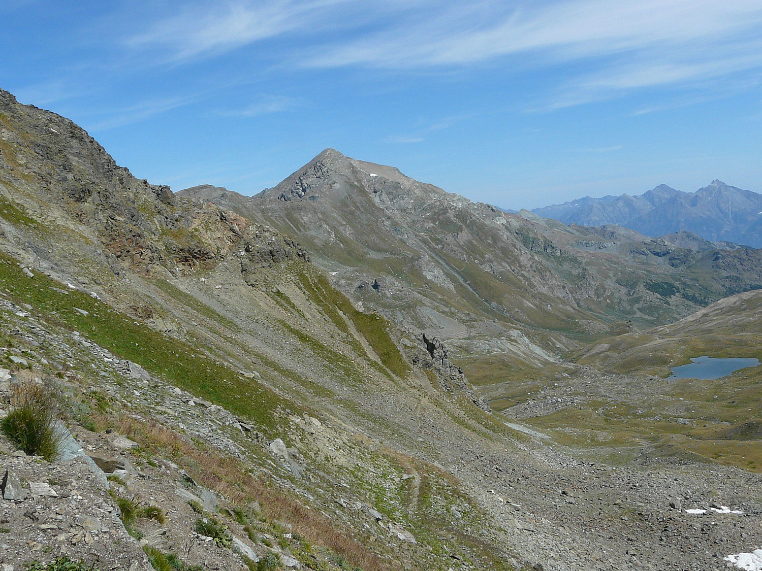 Le mont Glacier depuis la fenêtre de Champorcher