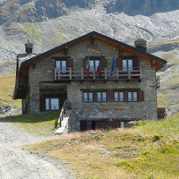 Le refuge Sogno Berdze au bout du vallon d'Urtier (Cogne)