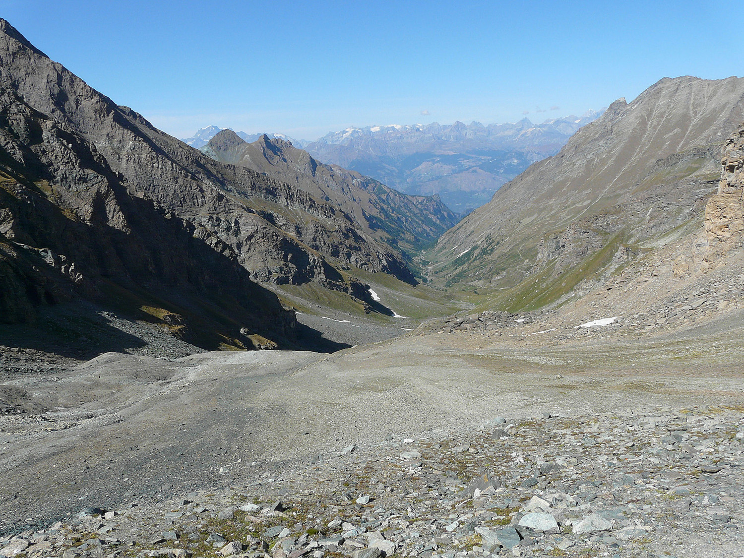 La vallon sauvage de Clavalité, val Fénis.
