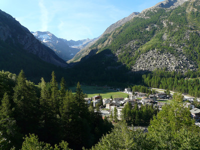 Lillaz (Cogne, val d'Aoste) en prolongement le vallon de Valeille