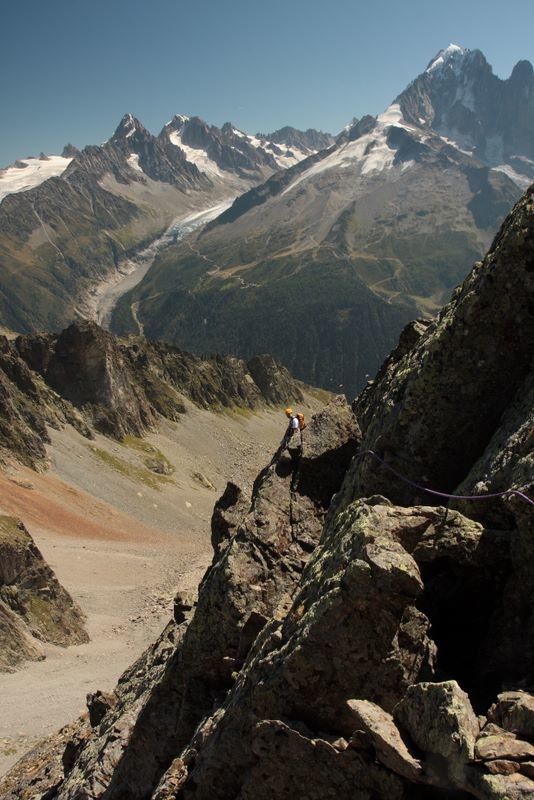 Au sommet de la voie