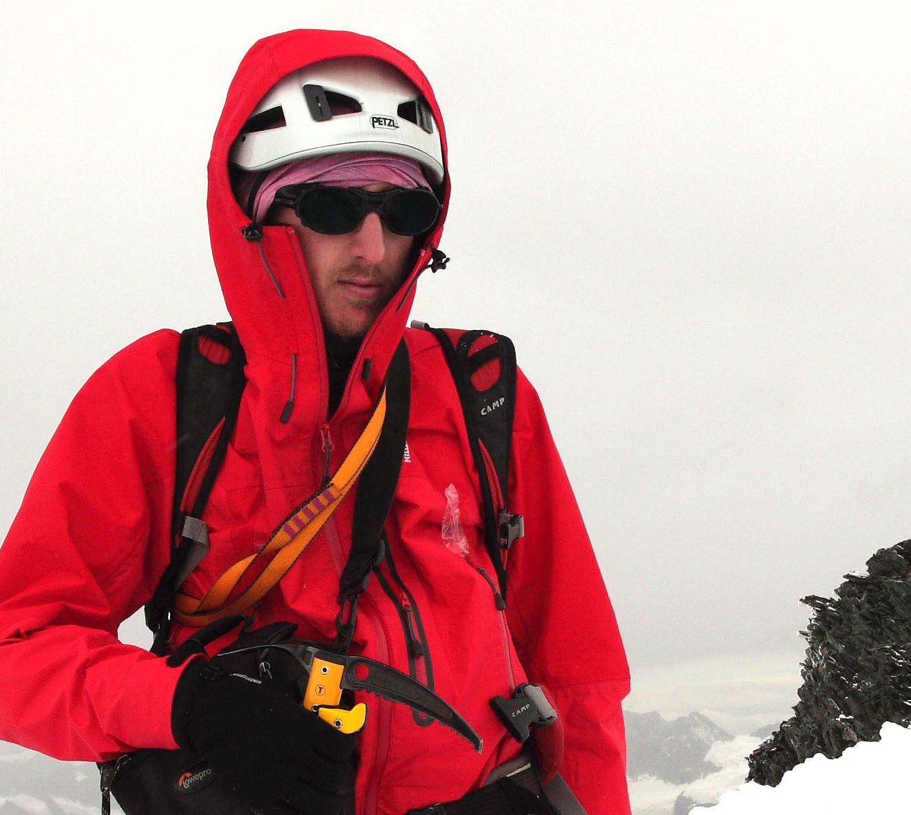 Au sommet de l'Allalinhorn
