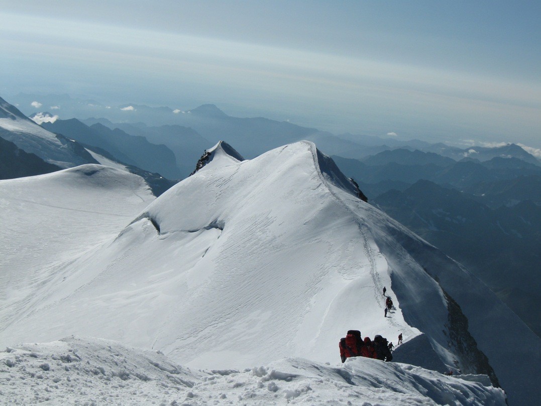 Arête de montée du Castor