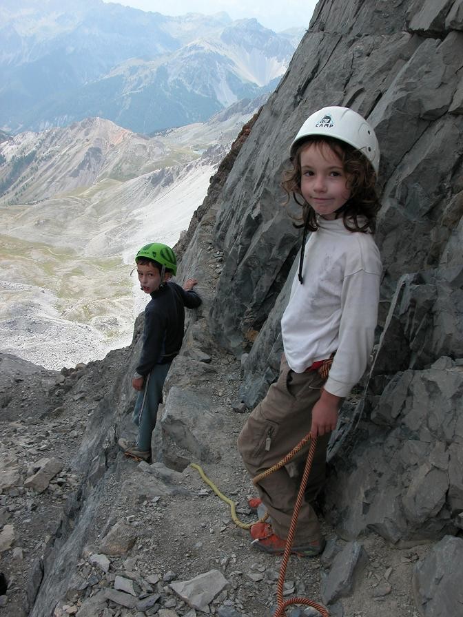 à la descente vers la brêche