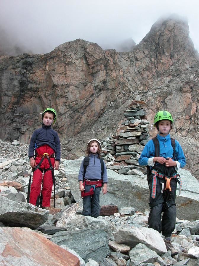 Sous le bivouac Andreotti