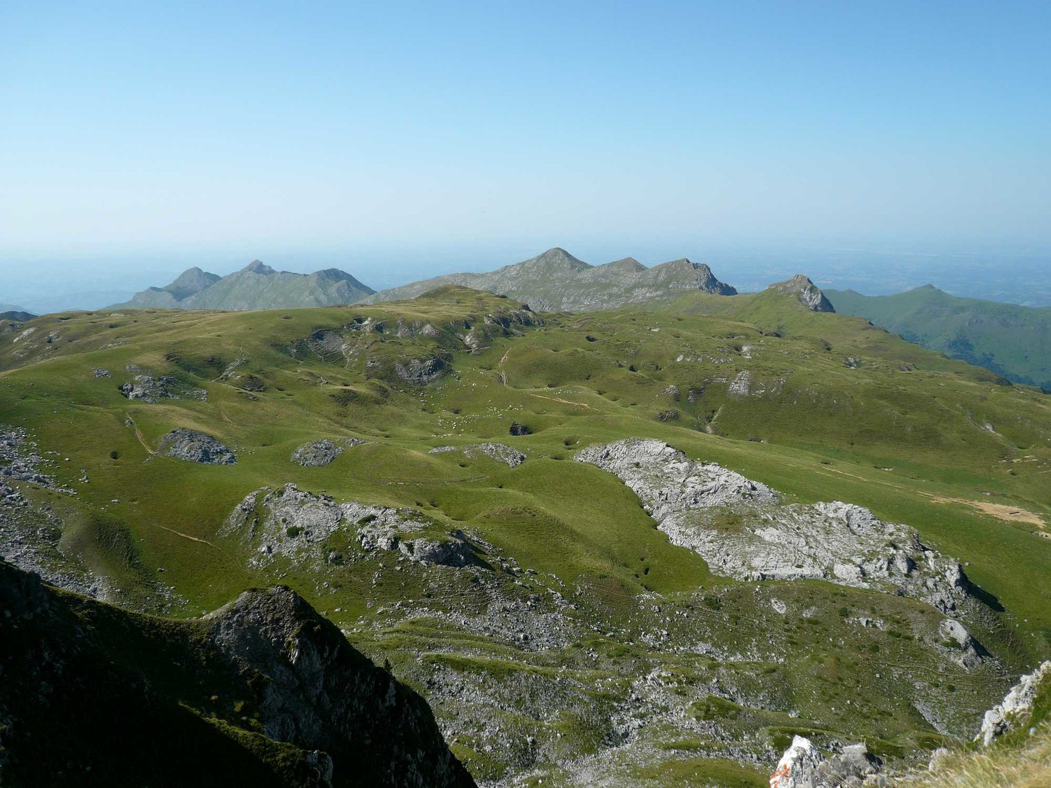 plateau d'accès au Mailh Massibé