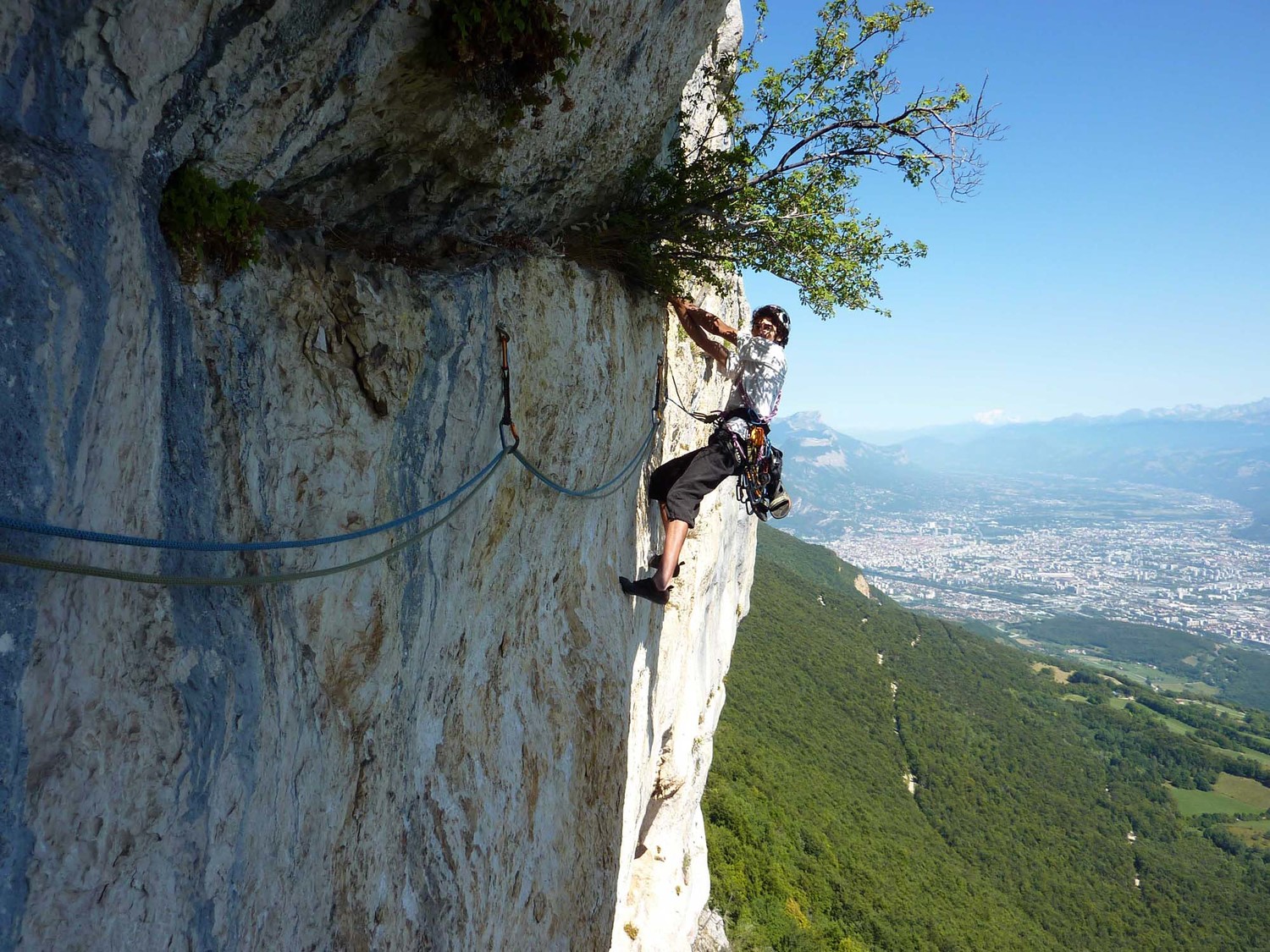 Josué dans la superbe traversée de L3. Gazeux...