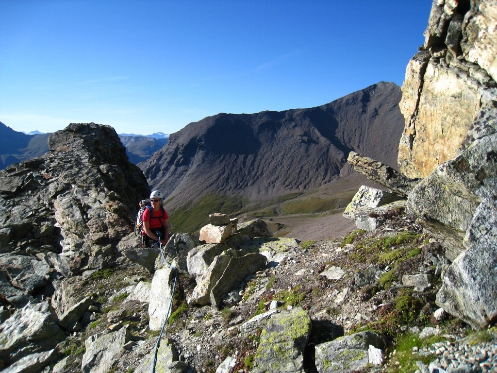 Et l'ouverture vers le couloir terreux de sortie (N)