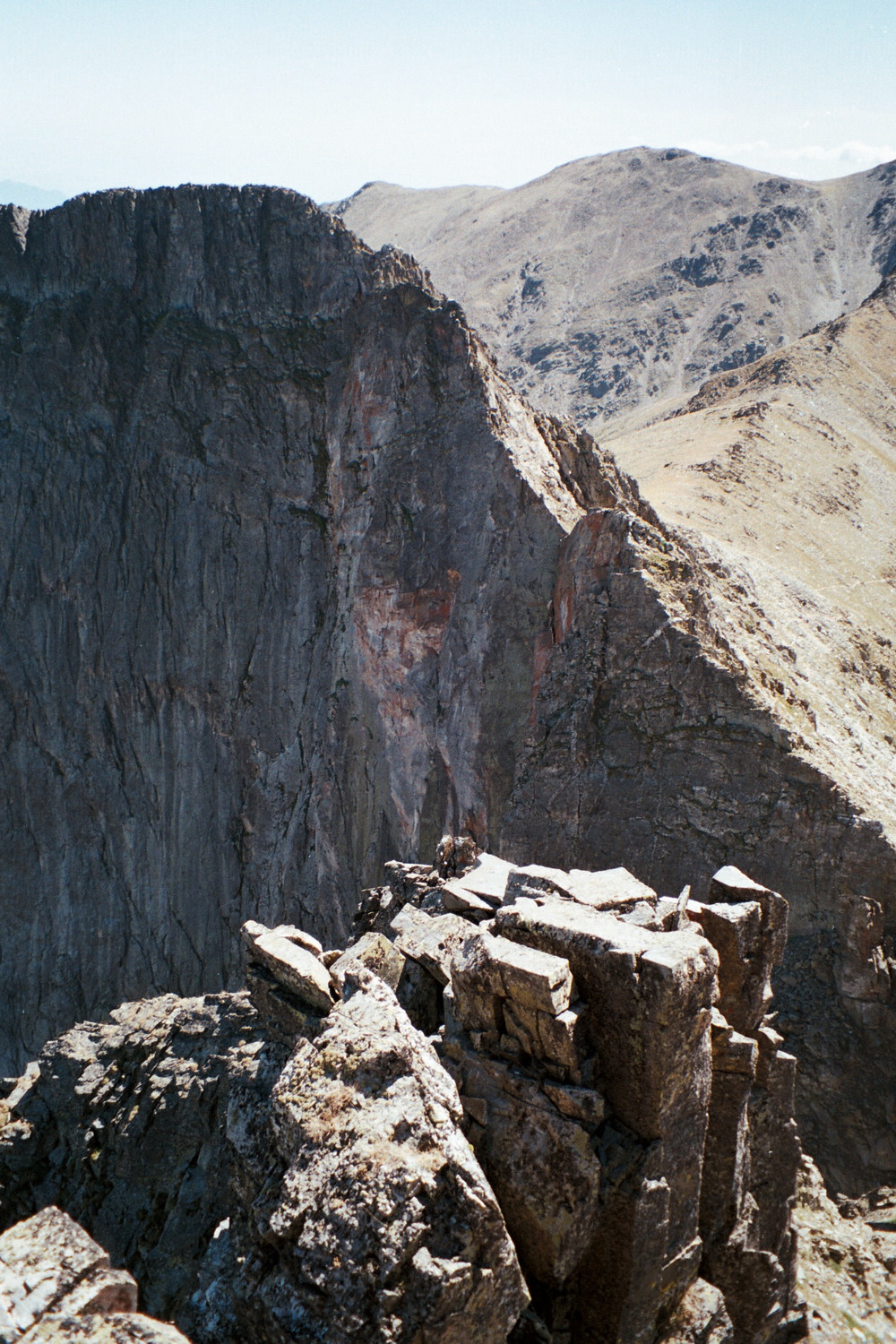 Arête somitale et cirque du Barbet