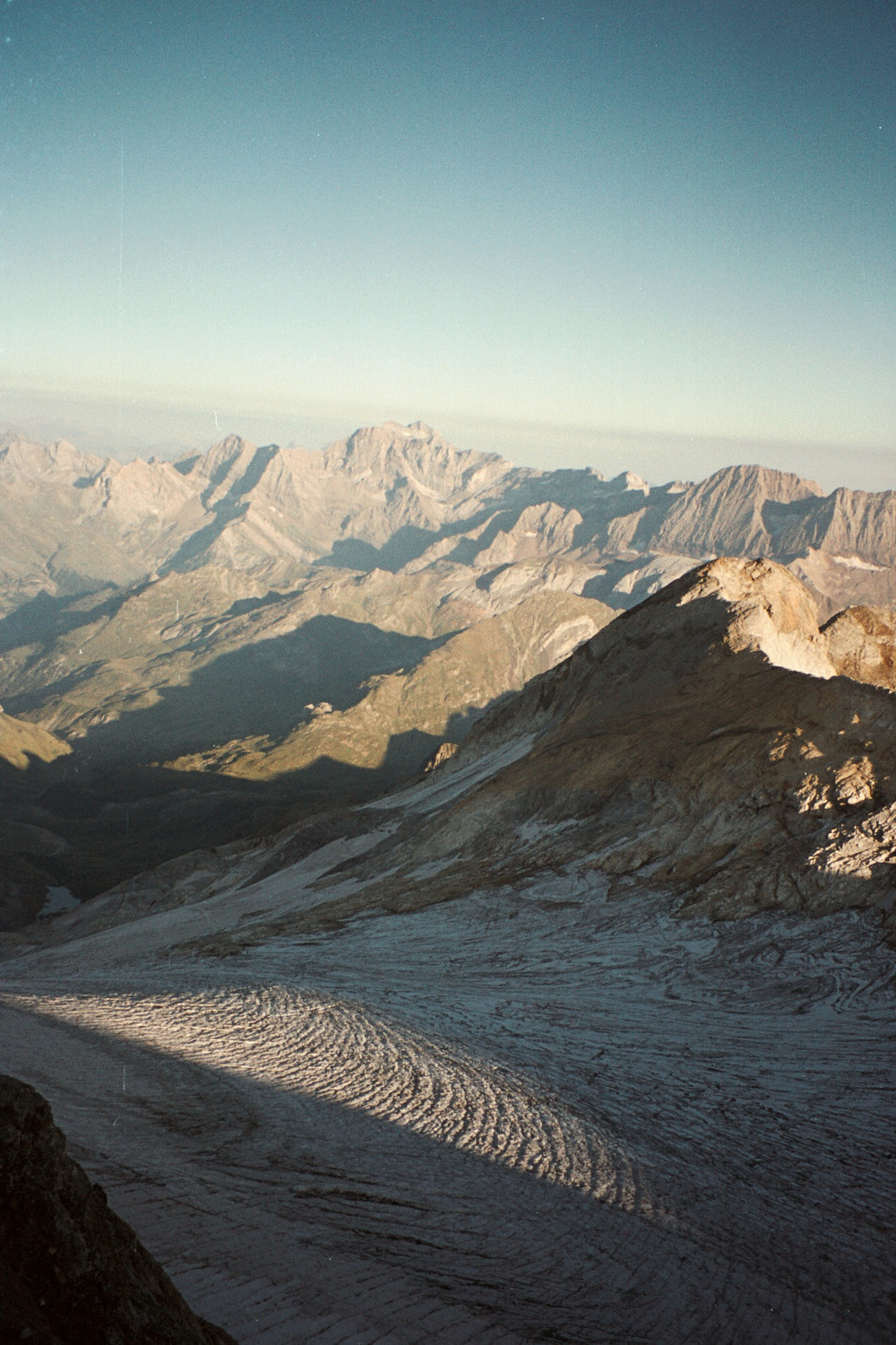 Glacier d'Ossoue du sommet