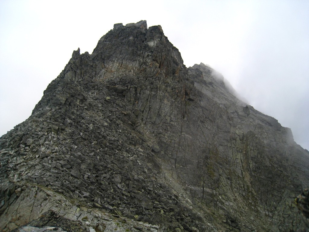 La fin de la descente, depuis le col de Bréona