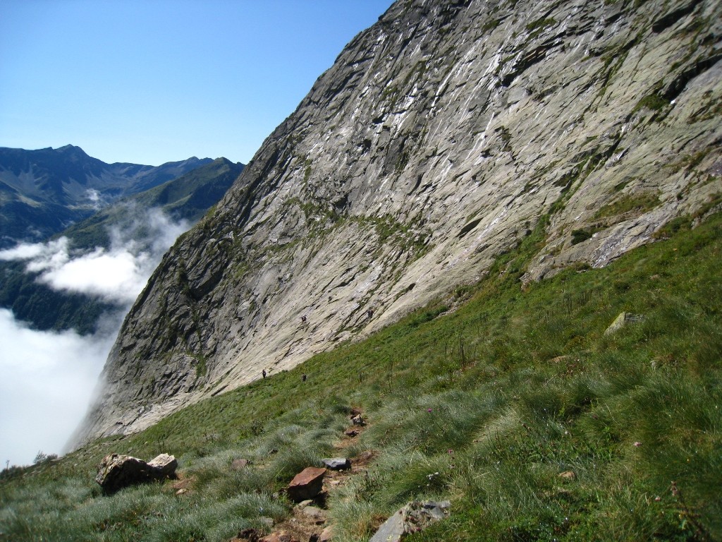 Face Est de la Dent d'Orlu (partie inférieure)