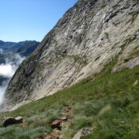 Face Est de la Dent d'Orlu (partie inférieure)