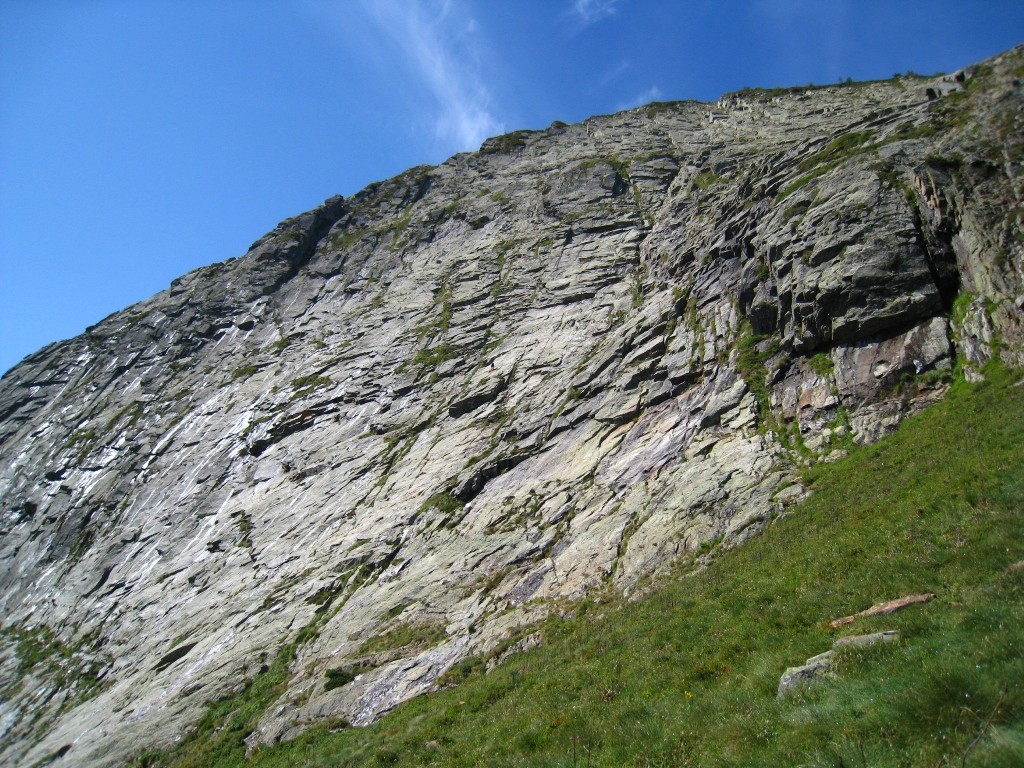 Face Est de la Dent d'Orlu (partie supérieure)