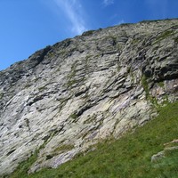 Face Est de la Dent d'Orlu (partie supérieure)