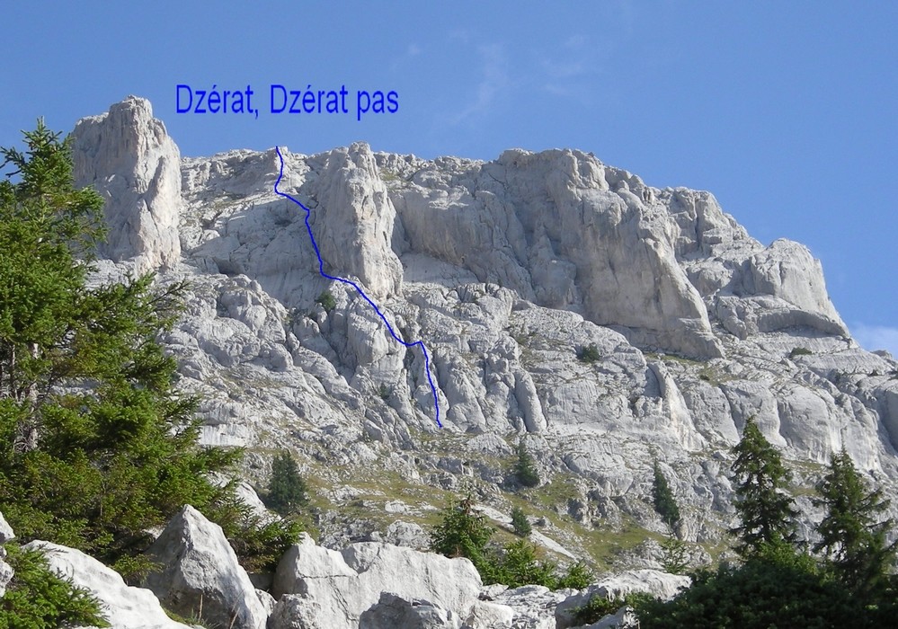 Tracé Dzerat Dzerat pas