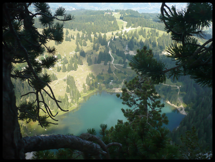 Le lac Bénit depuis r3
